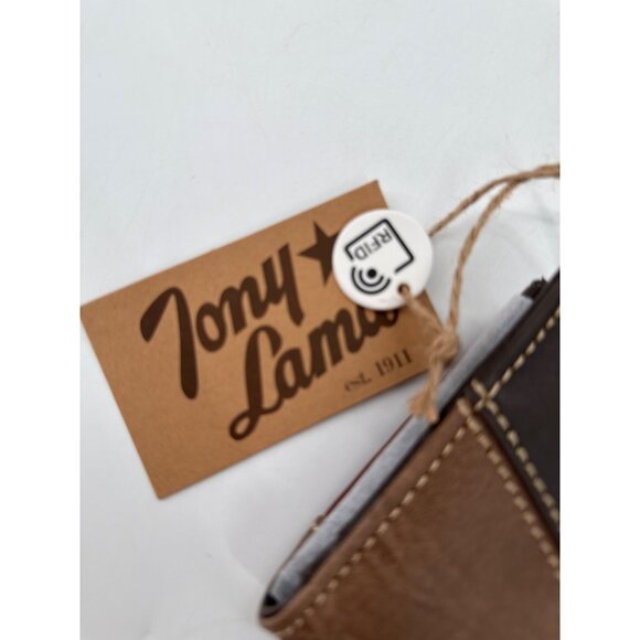 Tony Lama Tri-Color Leather Wallet With RFID Protection & Multiple Card Slots - Picture 3 of 8